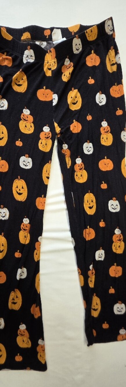 Nite Nite Munki Munki Halloween Pumpkin Lounge Pants L